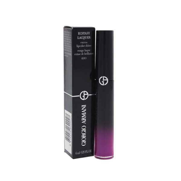 Ecstasy Lacquer Excess Liquid Lipstick Number 600, Adrenaline by Giorgio Armani (6ml)