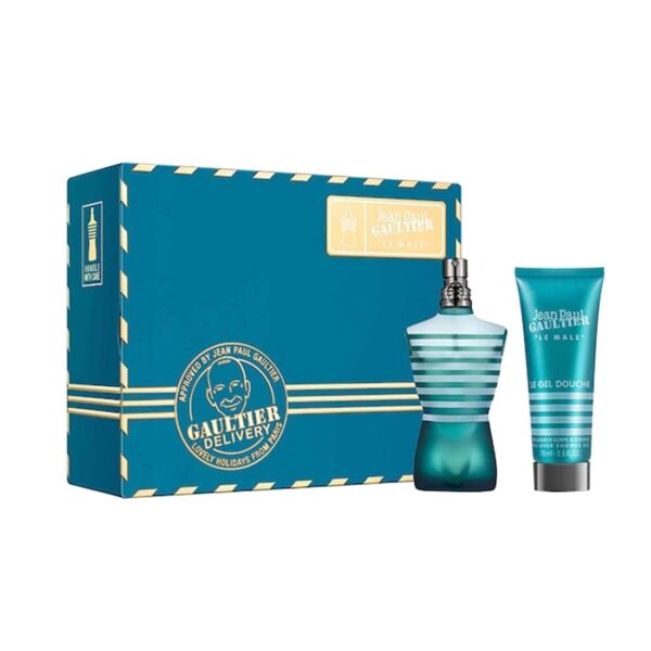 Gift Set of Le Male EDT Spray (75ml) and All Over Shower Gel (75ml) by Jean Paul Gaultier