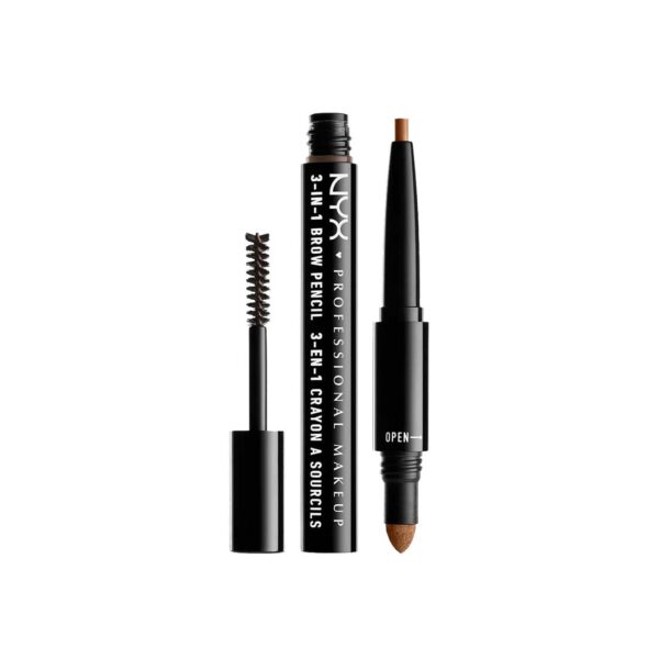 3-In-1 Brow Pencil Caramel by NYX (2g)
