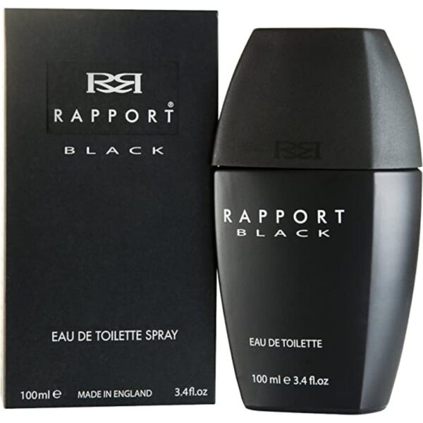 Black Eau de Toilette Spray for Him by Rapport