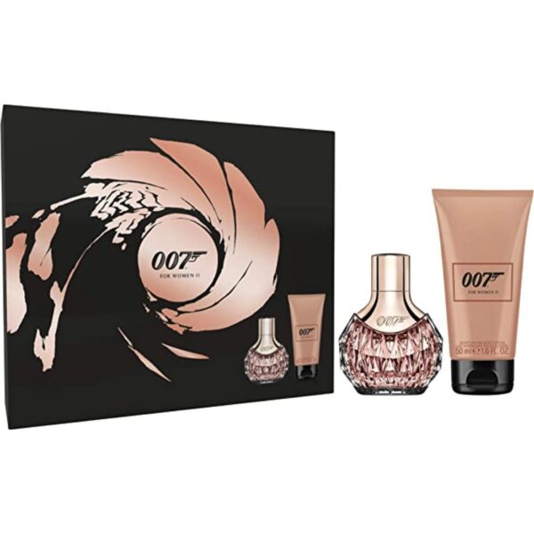 007 for Woman II Gift Set Eau de Parfum & Body Lotion Oriental Floral Fragrance for Her by James Bond (74g)