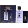 K Eau De Toilette 100 Ml & Deodorant Stick 75G Gift Set 2 Count by Dolce & Gabbana (Pack of 1)