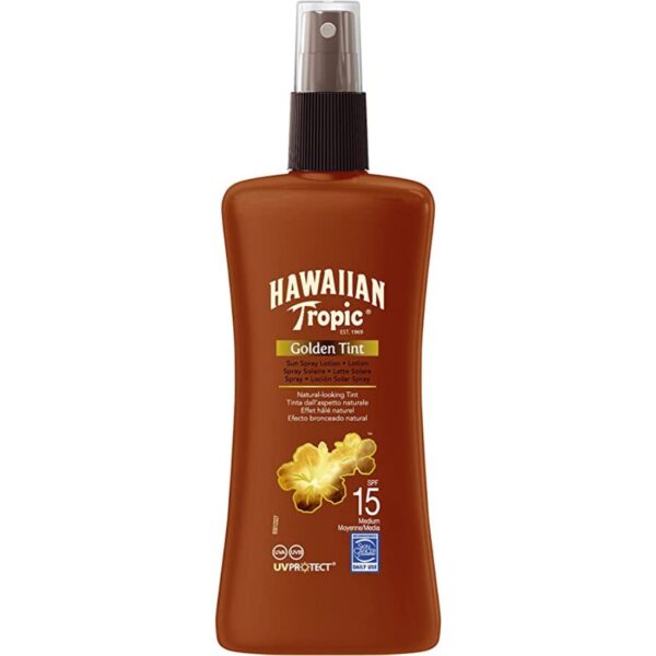Golden Tint Sun Spray Lotion by Hawaiian Tropic SPF 15 - 200ml