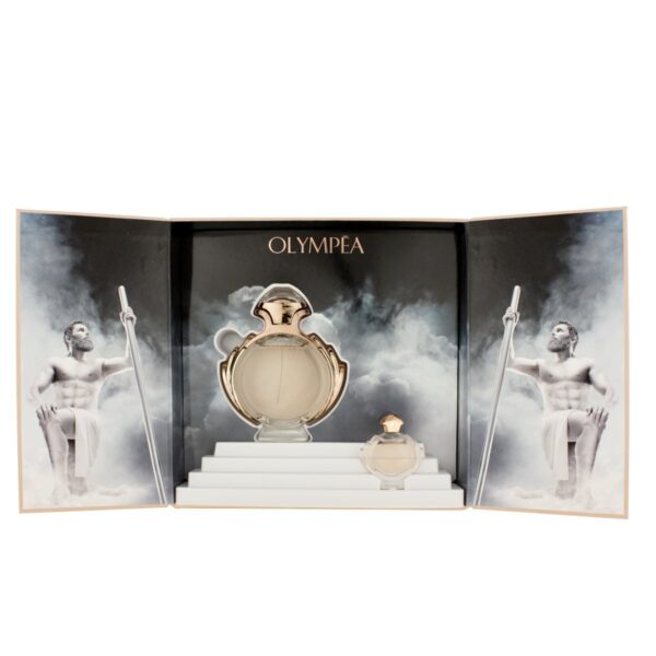 Paco Rabanne Olympea Gift Set with 80 ml Eau De Parfum Spray and 6 ml Eau De Parfum Miniature