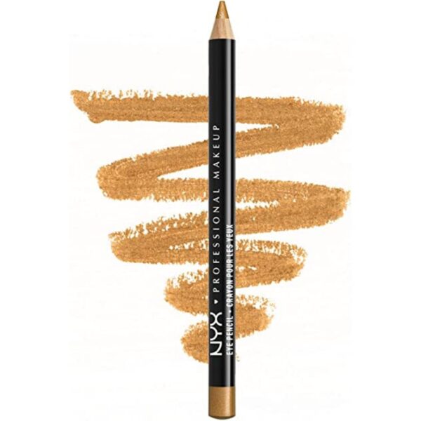 Cosmetics Slim Eye Pencil by Nyx - 933 Gold Glitter