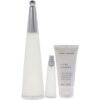 L'Eau d'Issey Eau de Toilette 100ml Gift Set by Issey Miyake Contains 100ml EDT, 50ml Body Lotion & 10ml Travel Spray