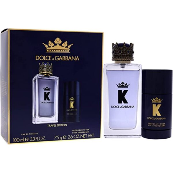 K Eau De Toilette 100 Ml & Deodorant Stick 75G Gift Set 2 Count by Dolce & Gabbana (Pack of 1)
