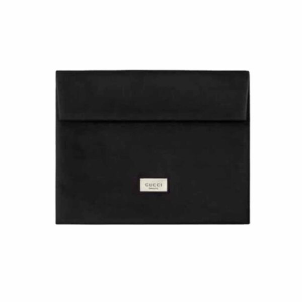 Essentials Easy Travel Homme Blue Toiletry Zip Pouch for Men by Gucci