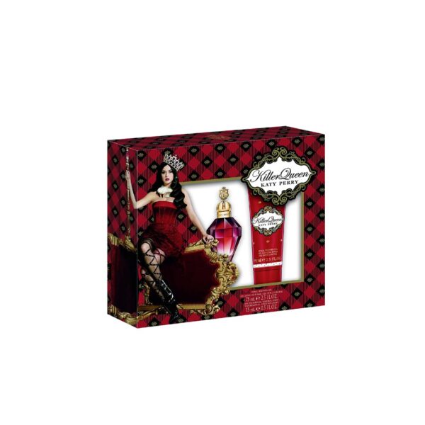 Gift Set of Queen EDT Spray (15ml) and Shower Gel (75ml) by Katy Perry Killer