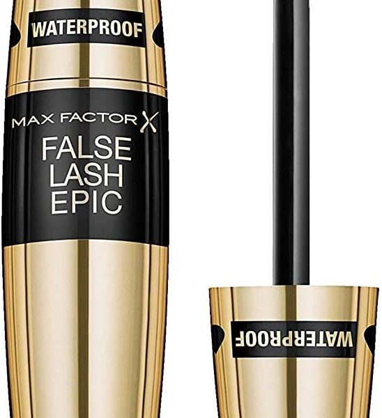 Pack of 2 False Lash Epic Waterproof Mascara Black by Max Factor (13ml)