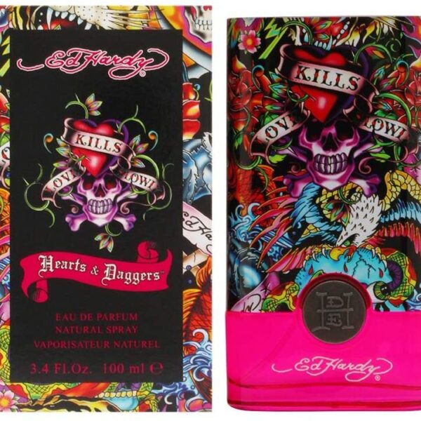 Ed Hardy Hearts Daggers Women EDP Spray by Christian Audigier (100ml)