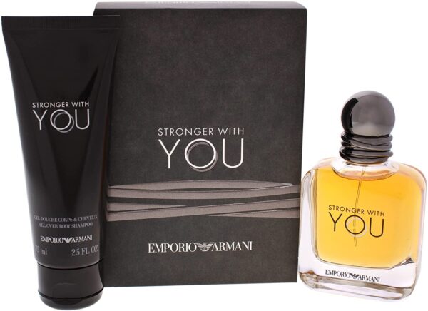 Gift Set of Stronger With You EDT Spray by Giorgio Armani (125ml)