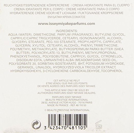 71rtLToLnL._SX522_.jpg L'Eau d'Issey 200ml Moisturising Body Cream