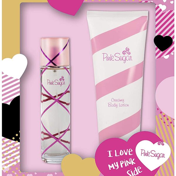 Gift Set of Pink Sugar EDT Spray By Aquolina (550g)