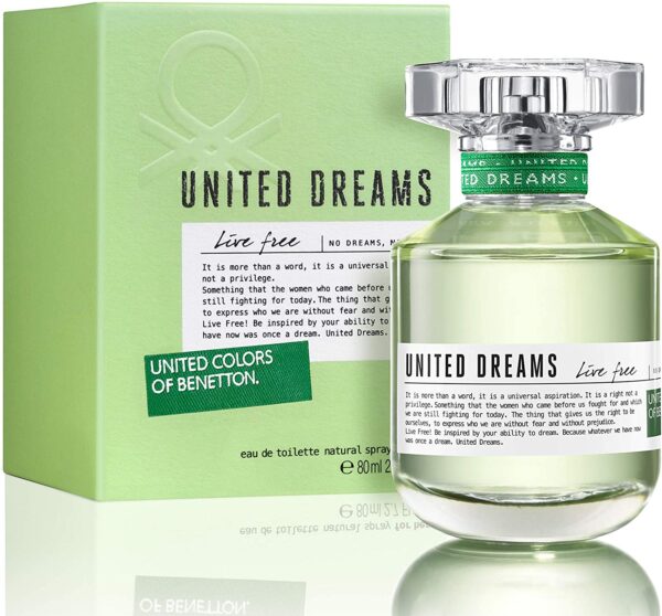 United Dreams Live Free EDT by United Colors of Benetton (80ml)