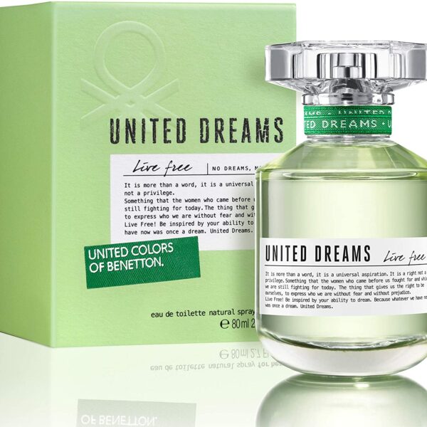 United Dreams Live Free EDT by United Colors of Benetton (80ml)