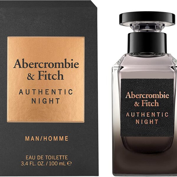 Authentic Night Man EDT Spray by Abercrombie & Fitch (100ml)