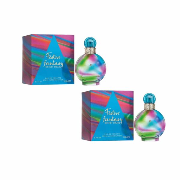 Pack of 2 Festive Fantasy Women EDT Spray by Britney Spears (30ml)