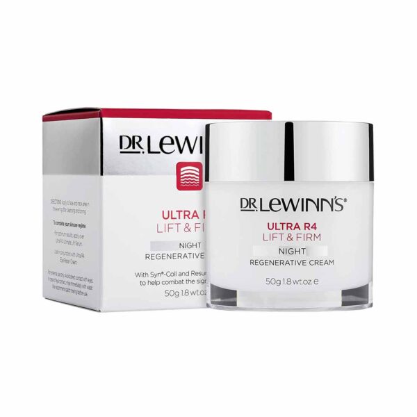 Ultra R4 Regenerative Nourishing Anti-Ageing Night Cream by Dr Lewinn's (50g)