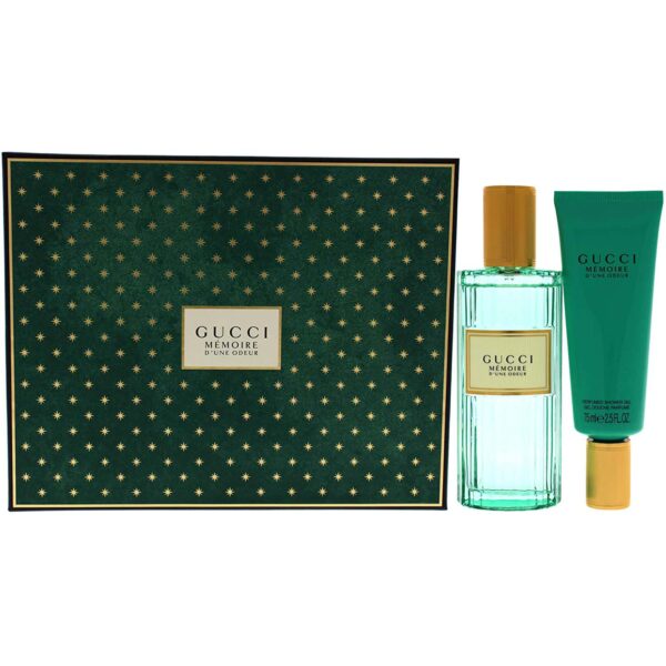 Gift Set of Memoire D'une Odeur EDP Spray (100ml) and (75ml) Shower Gel by Gucci