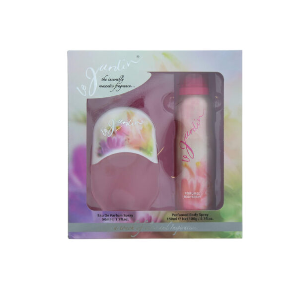 Gift Set of EDP Spray (50ml), Body Spray (150ml) by Le Jardin