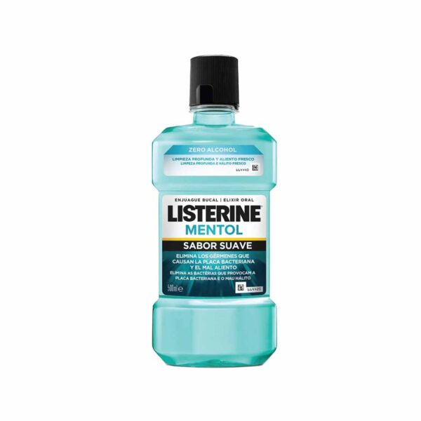 Zero Alcohol Mouthwash Soft Mint by Listerine (500ml)