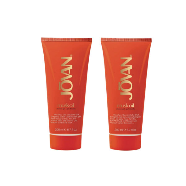 Pack of 2 Musk Oil Shower Gel by Jovan (2x200ml)