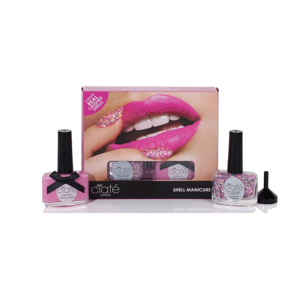 Gifts Set of Manicure paint pot fun fair (13.5ml), Crushed shells and funnel by Ciate Shell