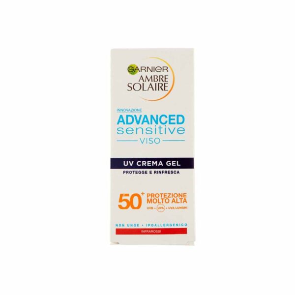 Ambre Solaire - Advanced Sensitive Face SPF50+ Uv Gel Cream by Garnier (50ml)