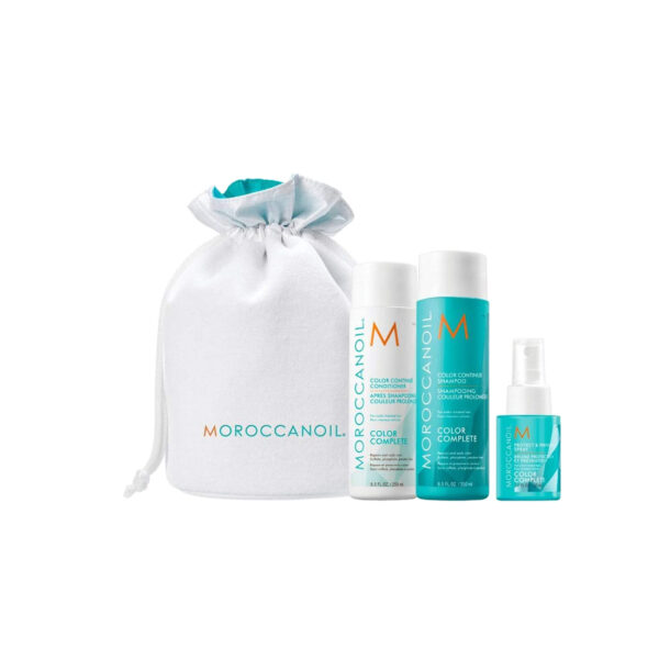 Gifts Set of Color Continue Conditioner (250ml), Shampoo (250ml) and Protect and Prevent Spray (50ml) by Moroccanoil