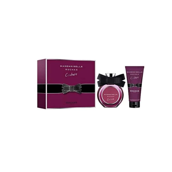 Gift Set of Mademoiselle Couture women EDP Spray (50ml) and Body lotion (100ml) by Rochas
