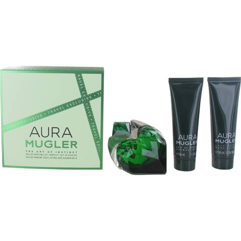 Mugler Aura Edp 50ml - Shower Gel 50ml - Body Lotion 50ml