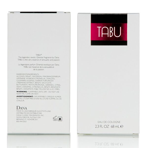 Tabu Eau de Cologne Spray 68ml 88ml