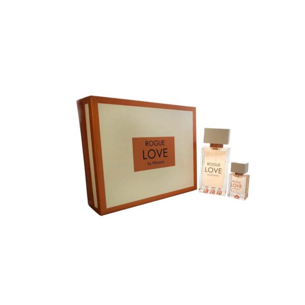 Gift Set of Rogue Love EDP Spray (125ml) and EDP Spray (15ml) by Rihanna