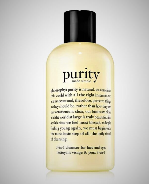 Philosophy Purity Made Simple 3-In-1 Cleanser For Face And Eyes One-Step Facial Cleanser 480ml