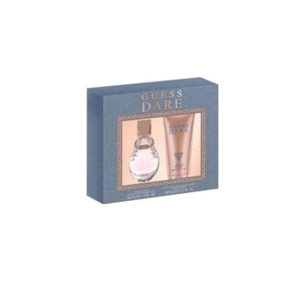 Gift Set of Dare EDT Spray (50ml) and Plus Body Lotion (200ml) by Guess